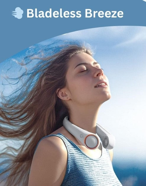 Portable Vaneless Neck Hanging Fan